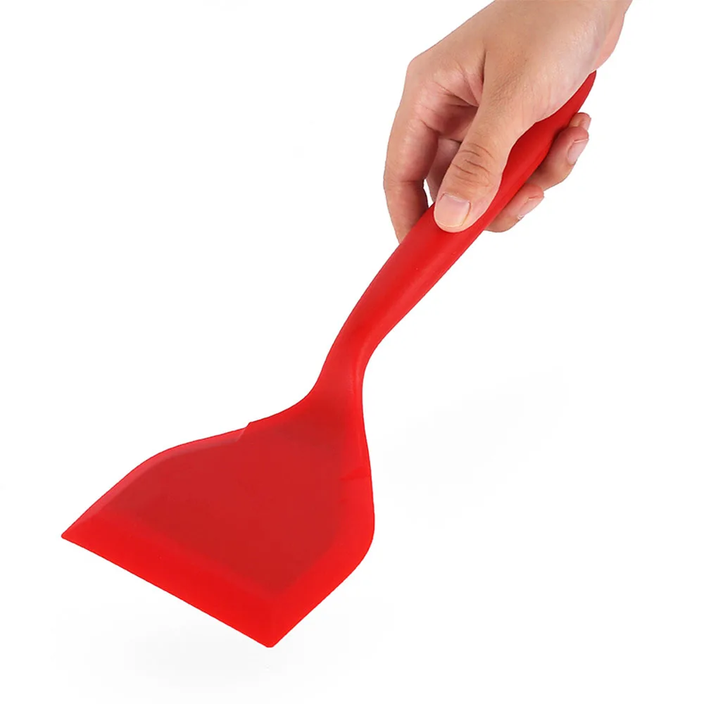 

Silicone Spatula Tamagoyaki Silicone Spatula Wide Mouth Non-stick Spatula Beef Egg Pizza Pancake Kitchen Scraper Kitchen Cook