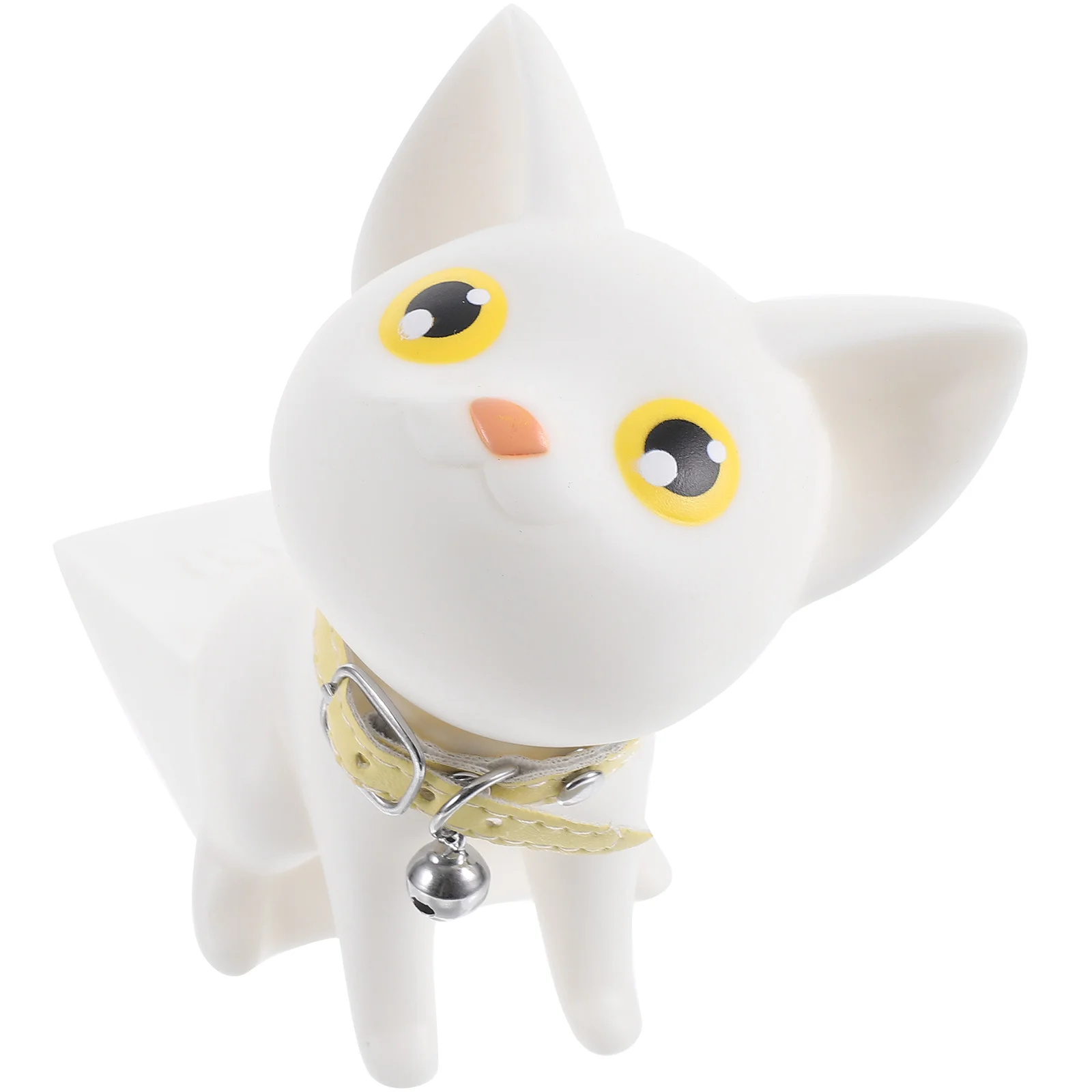 

Practical Cartoon Cat Shape Designed Daily Use Door Stopper Home Decoration (White)