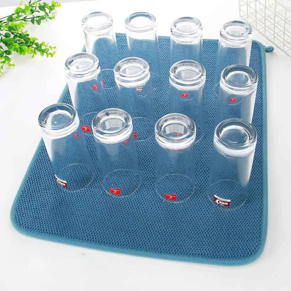 

Placemats Pads Coasters Table Dish Dryer Drying Mats Quick Dry In The Cabinet Absorb Water Table Dish Dryer