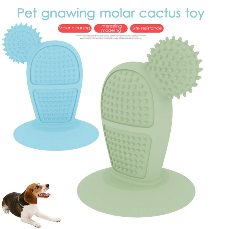 

Hot TPR Dogs Rubber Resistance to Bite Dog Toy Bite-resistant Pets Teethbrush Toys Train Teeth Clean Chewing Toys Brand New