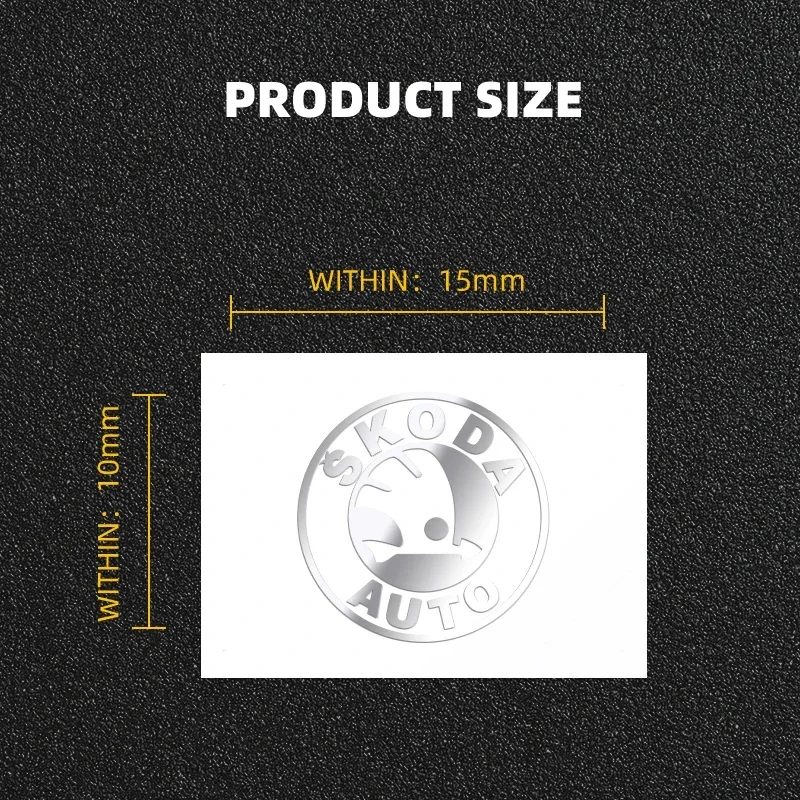 Металлический Автомобильный логотип эмблема значок наклейка для Skoda Rapid Kodiaq Fabia