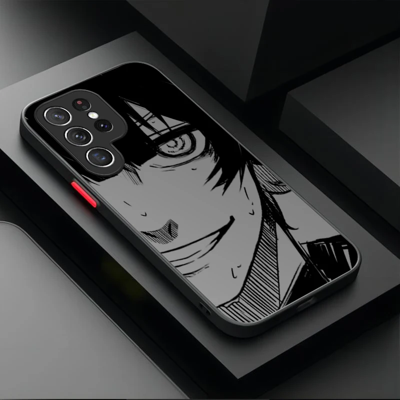 Фото Чехол Hot Anime Blue Lock Isagi Nagi для Samsung Galaxy S25 S23 S24 Ultra S22 S21 Plus FE A56 A36 A26 A16 A06 A15 A25 A35 A55 5G №4