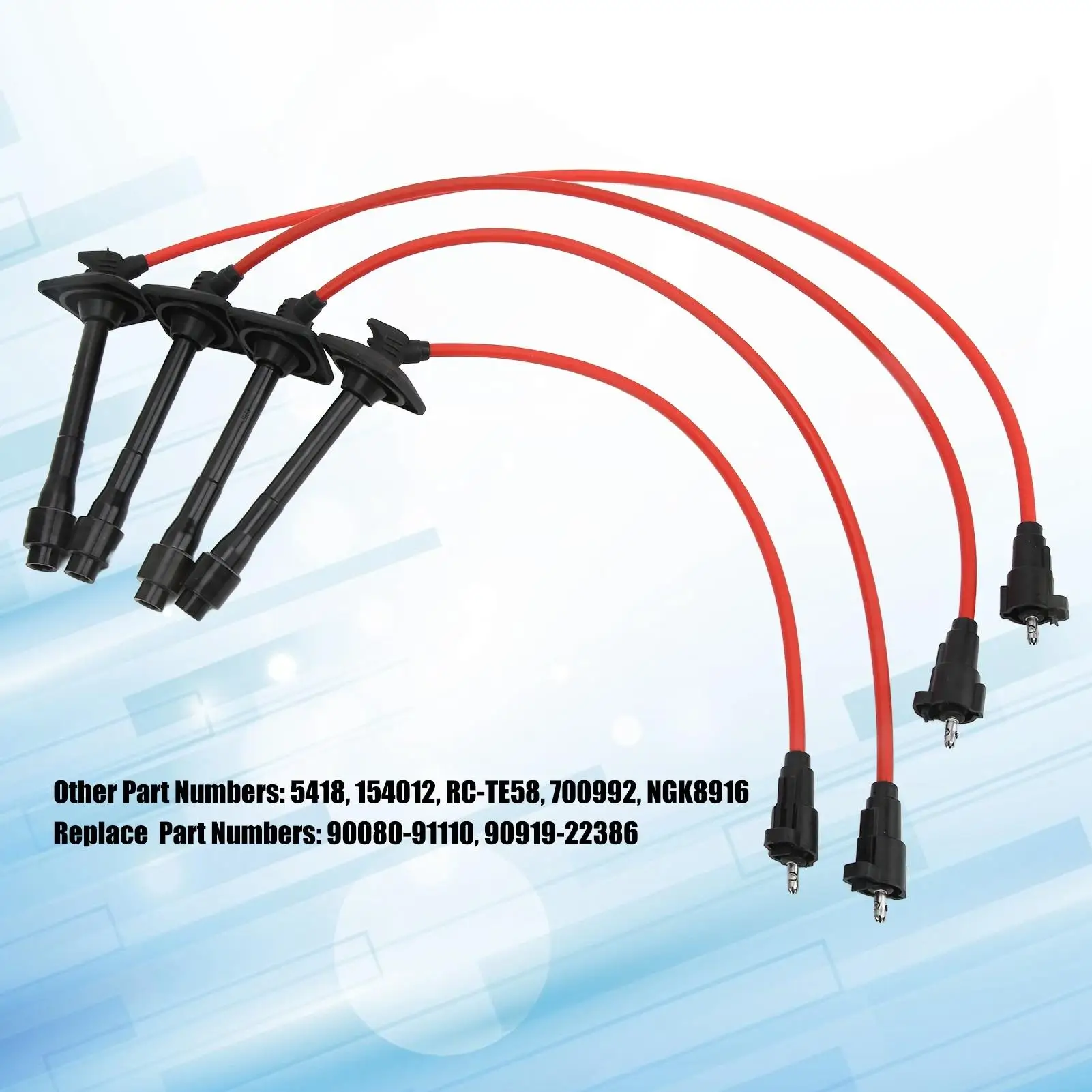 Набор проводов 4 шт. кабели зажигания для двигателя camry Solara L4 2 л — запасной