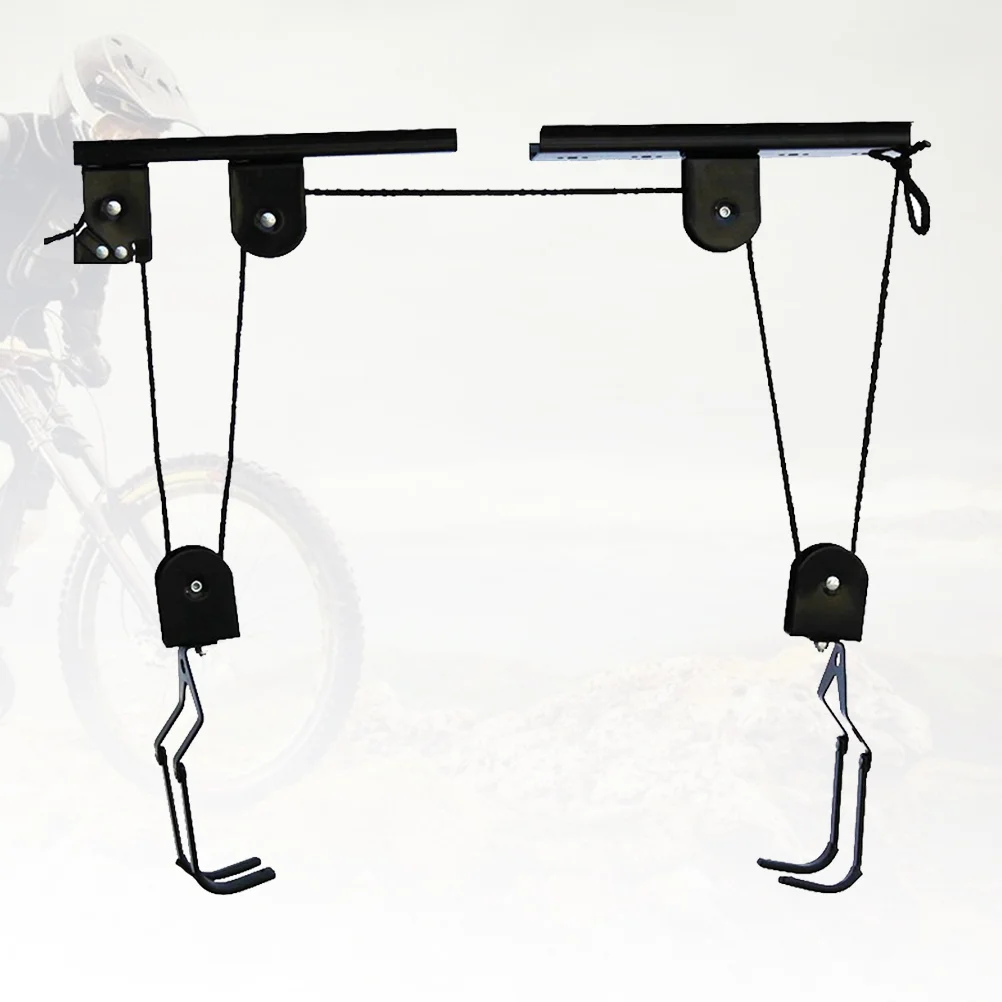 

Крючки для хранения горного велосипеда, стойки, сверхмощные велосипедные вешалки до 25 кг (черный)