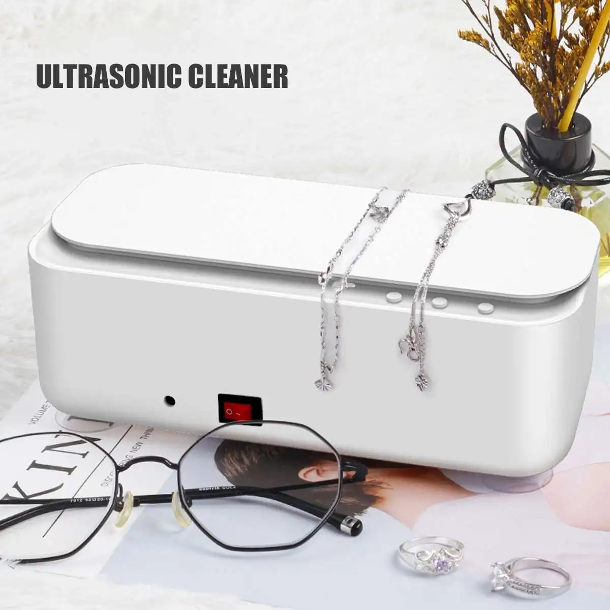 

Portable Ultrasonic Cleaning Machine 45000Hz High Frequency Vibration Mini USB Wash Cleaner Washing Jewelry Glasses Watch Washin