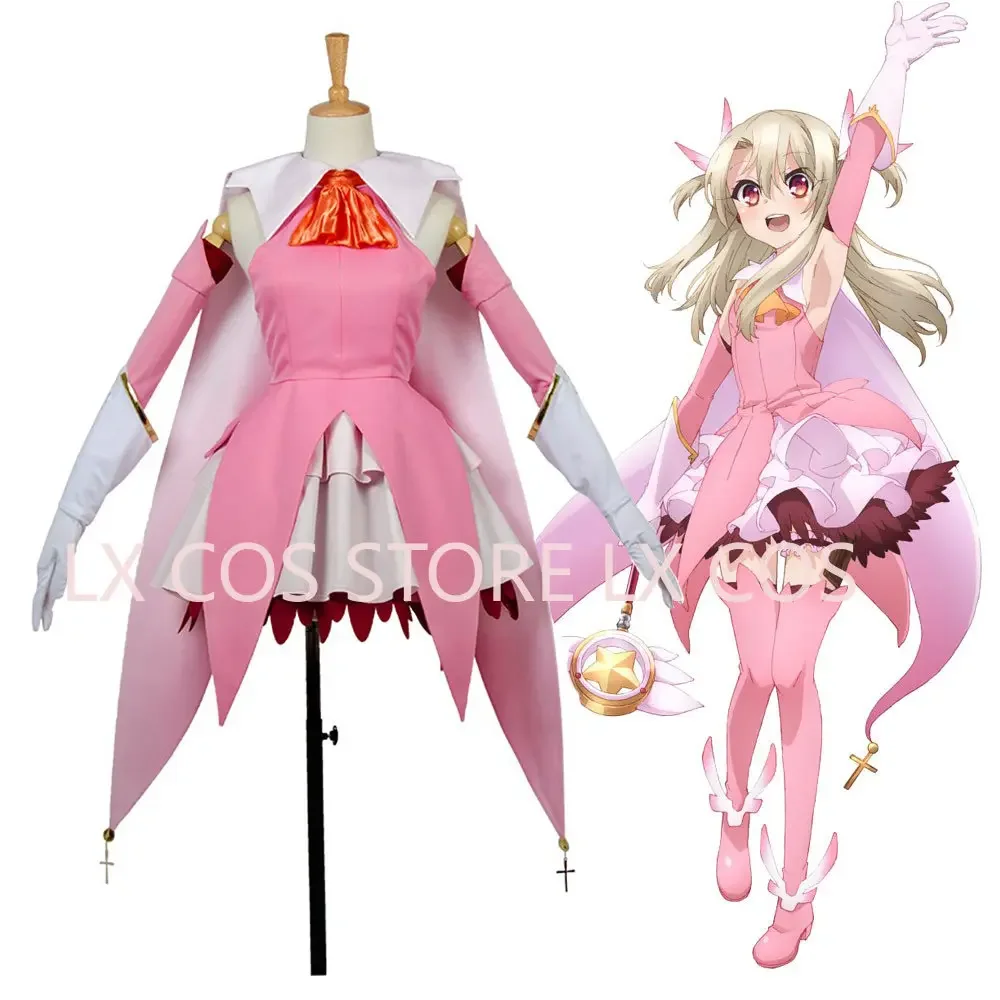 Аниме Fate/kaleid liner PRISMA Illya Rei Miyu Edelfelt Sakatsuki Dress Косплей Костюм