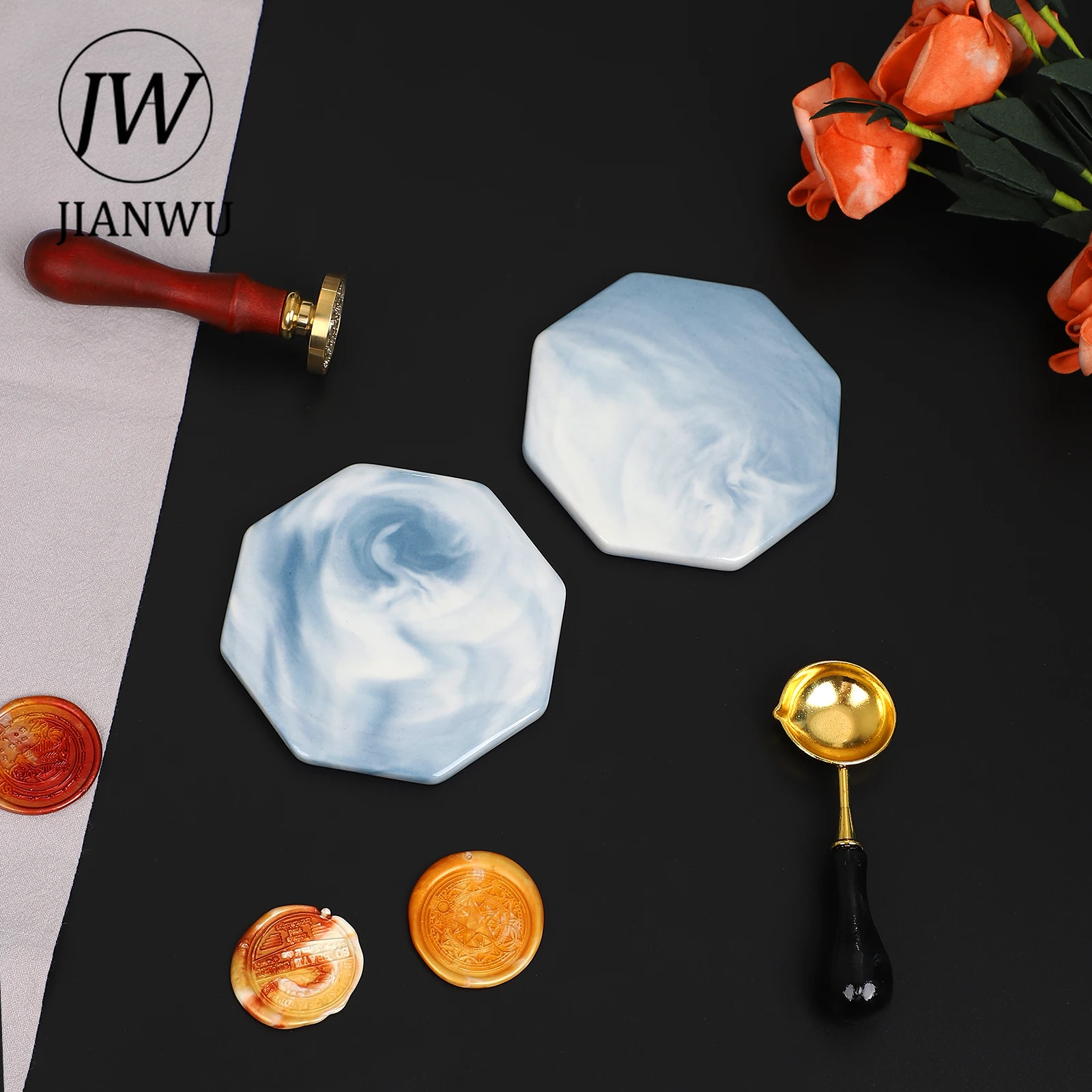 JIANWU 1 шт. креативная бронзовая Медная головка для рисования печать восковых карт