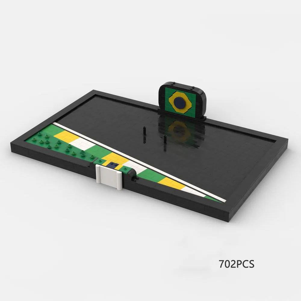 Конструктор скоростной Чемпион MOC Senna модель MP4/4 сборка трека гоночная игрушка