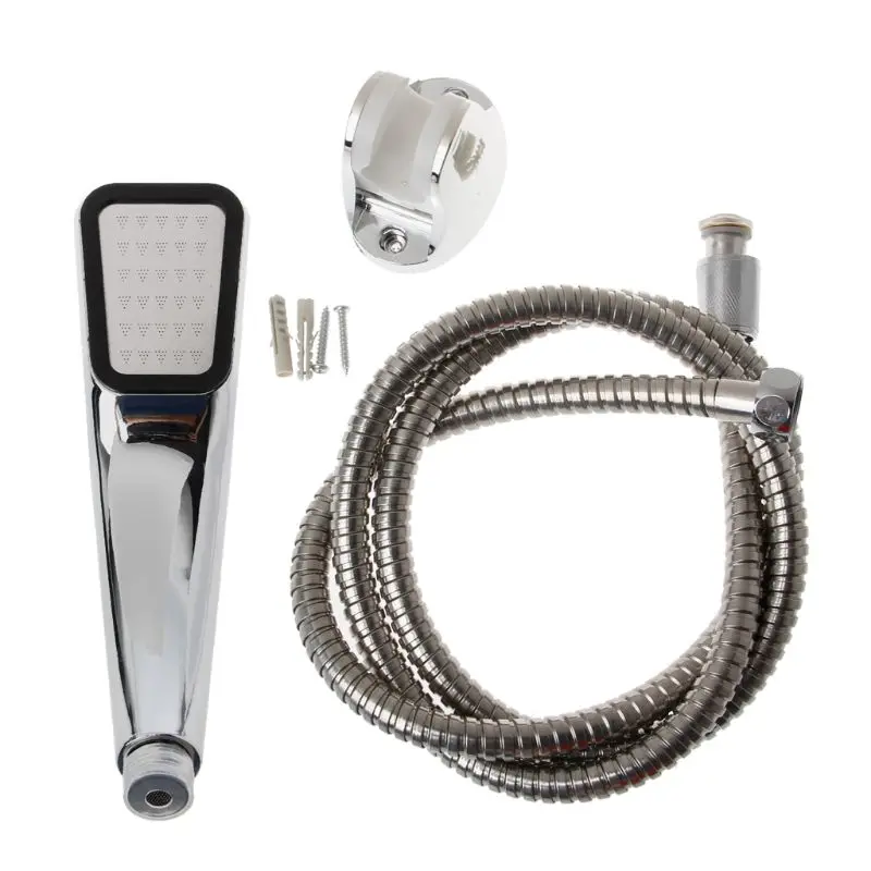 

High Flow Shower Head with Hose & Holder High Pressure Handheld Shower SPA Rainfall Shower Universal Interface