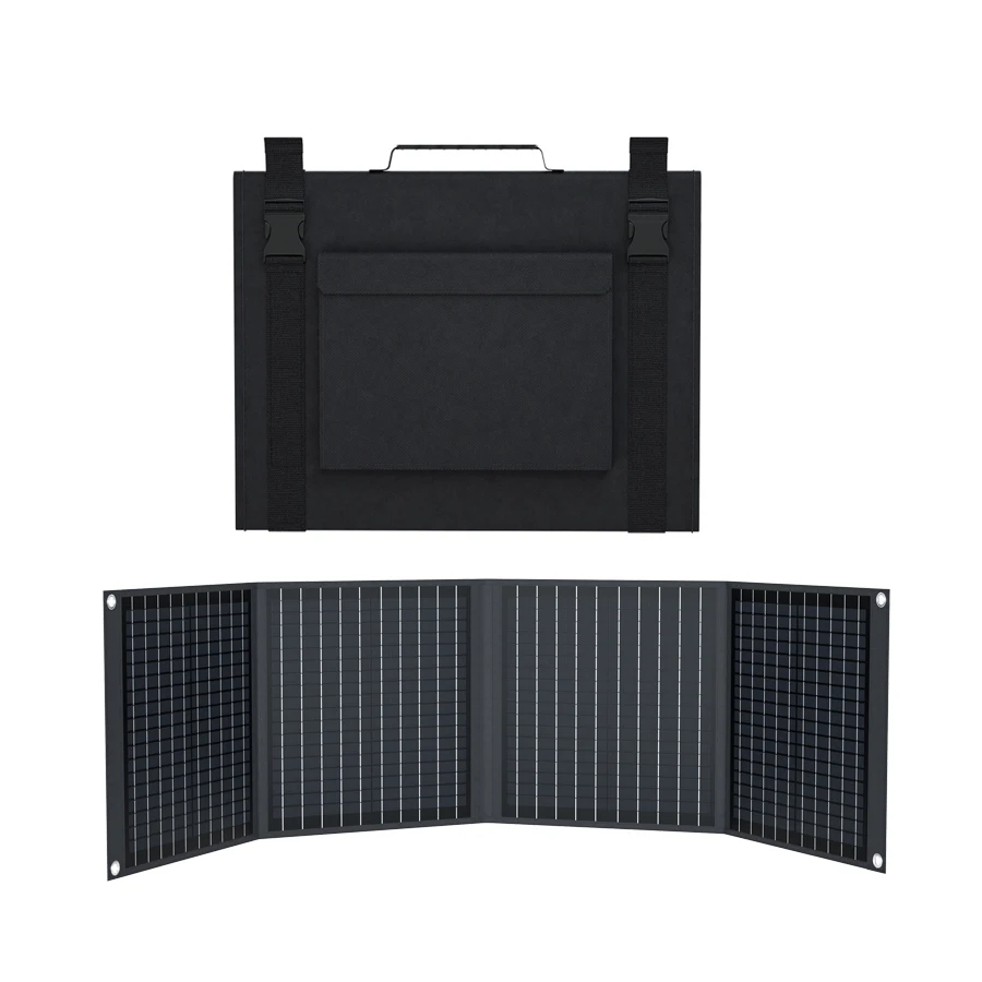 

Light Weight Mono Solar Cells Solar Panel 200W 18V Portable Folding Solar Panel Charger for Solar Generator