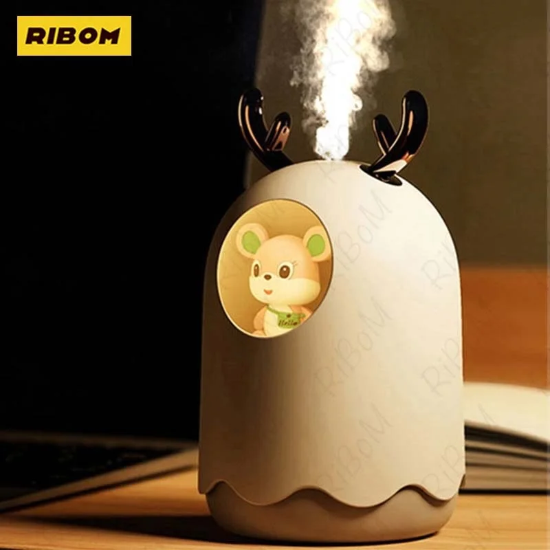 

Cute Mini Humidifier Air Purifier 300ML Ultra-Silent USB Office Household Bedroom Automobile Fragrance Aroma Portable Mist Maker