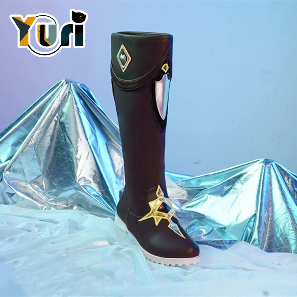 

Yuri Game Genshin Impact Keaya обувь для косплея ролевые игры комиксы мужские ботинки средней длины официальный Аниме Косплей Реквизит C