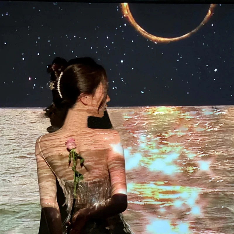 

Проекционная лампа с пейзажем Ins, ночсветильник, фотореквизит, креативный фон, проекционная лампа, декор для вечеринки