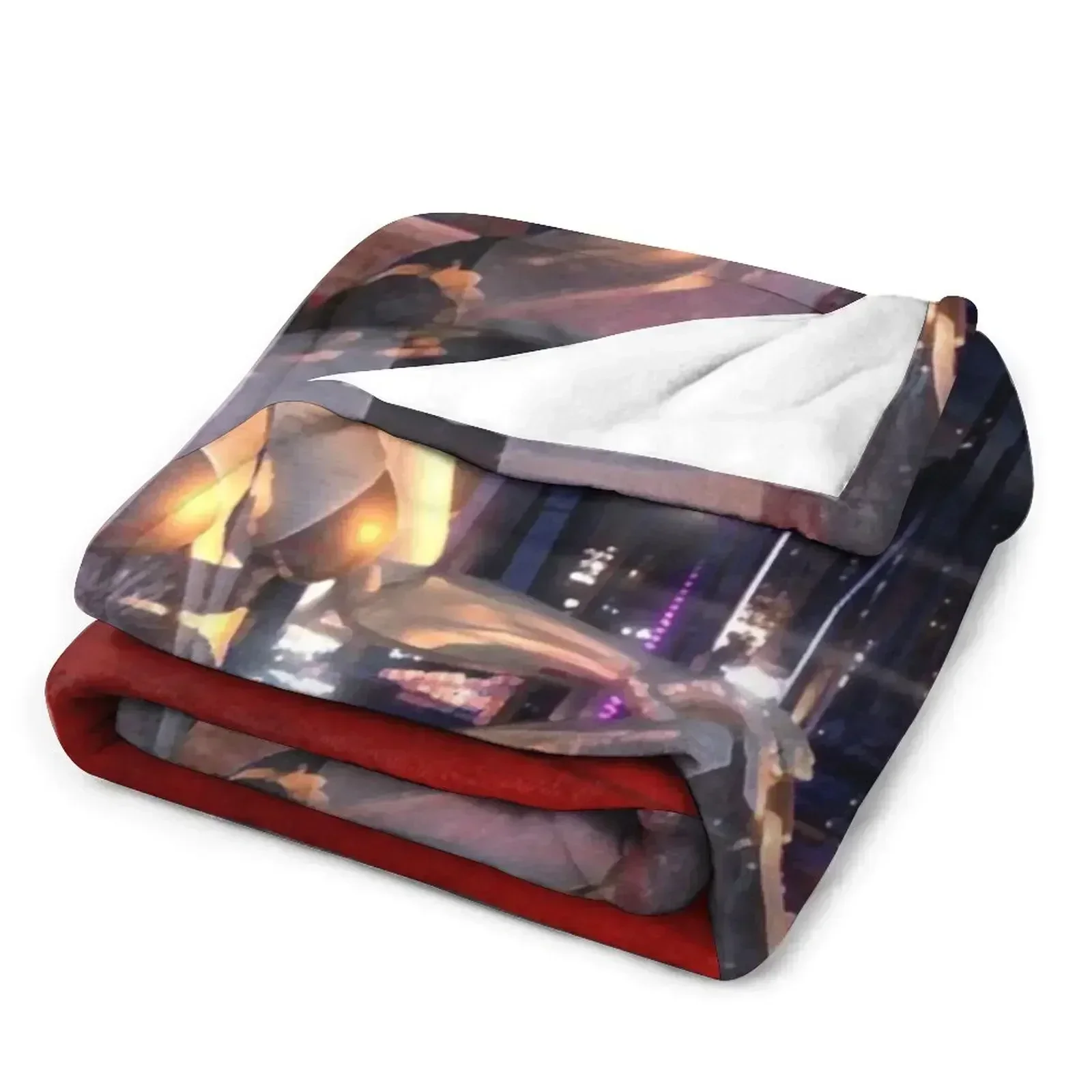 Массовый эффект 3: EDI цифровая блестящая картина пледы плюшевые декоративные