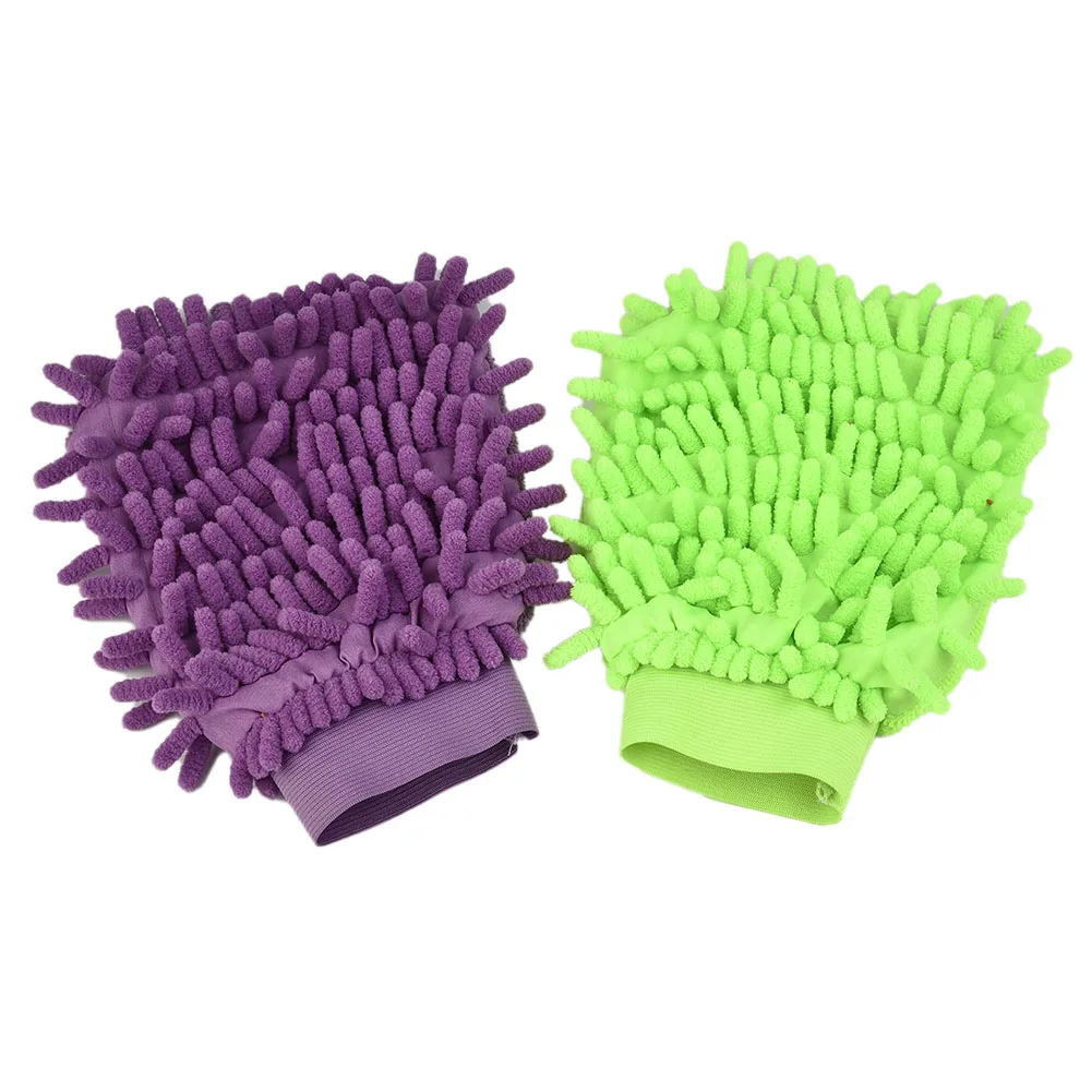 

6Pcs Microfiber Car Cleaning Gloves Care Wash Paint Cleaning And Maintenance Interior Leather Seat Dust Removal