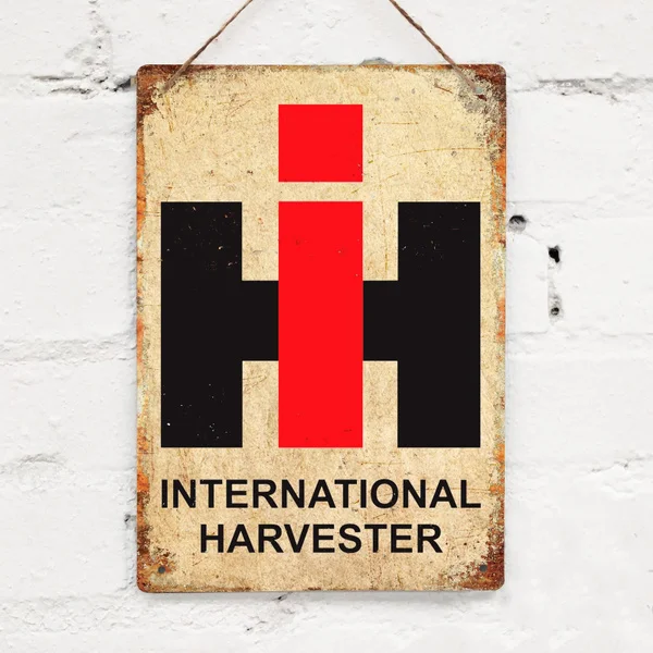 

Винтажный чехол Ih International уборочная ферма жестяной знак металлический Декор настенный знак Настенный декор