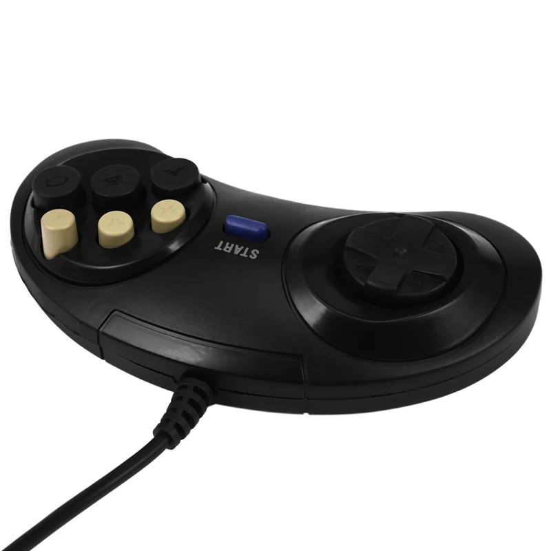 2 шт. Классический игровой контроллер Sega Md2 6 кнопок