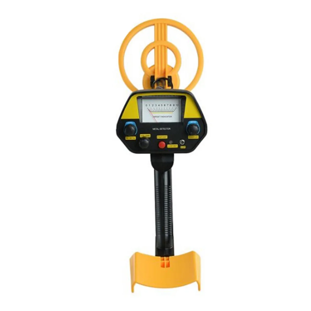 

Metal Detector Waterproof Treasure Finder Adjustable Shaft Pinpoint Treasure Searching Tool with Headphone Jack