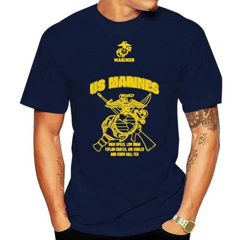 

Marine Corps High Speed Low Drag Lejeune Pendleton Okinawa Moto Usmc New Shirt Summer Teen Male Short Pattern O-Neck T-Shirt