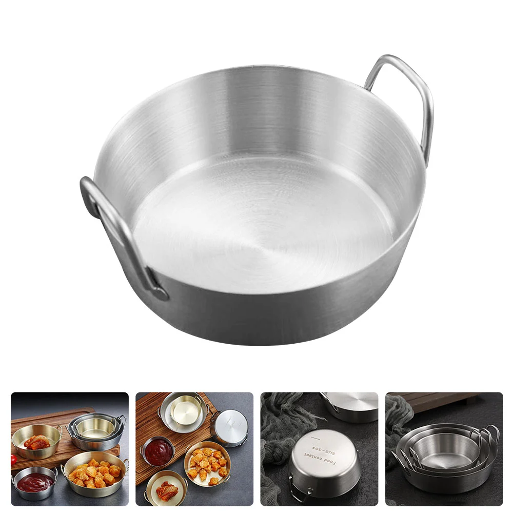 

Dish Sauce Bowl Cups Metal Bowls Stainless Condiment Dipping Steel Containers Dishes Appetizer Mini Organizing Plate Korean