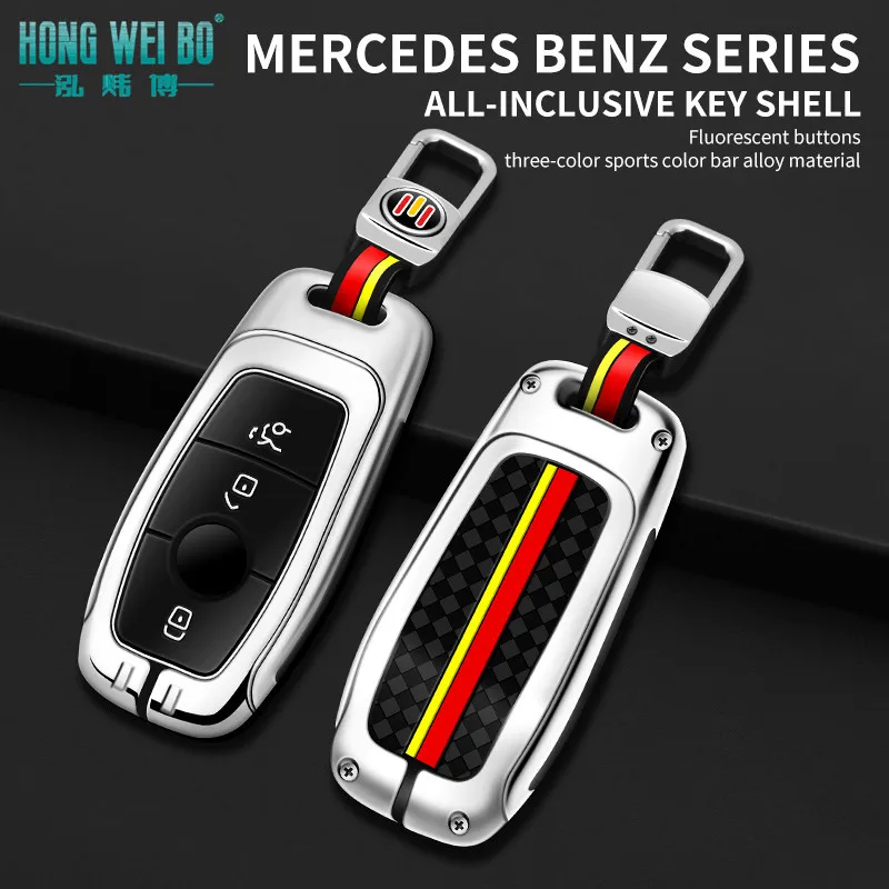 

Car Key Case Cover Shell For Benz A C E S G Class GLC CLE CLA W177 W205 W213 W222 X167 AMG C200L E300L S320 E200 E260 E300 Key