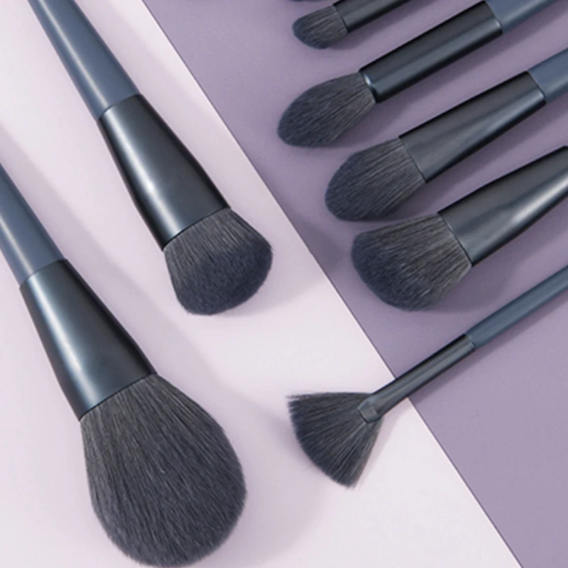 Набор кистей для макияжа кисти теней румян ресниц спиральные бровей подводки