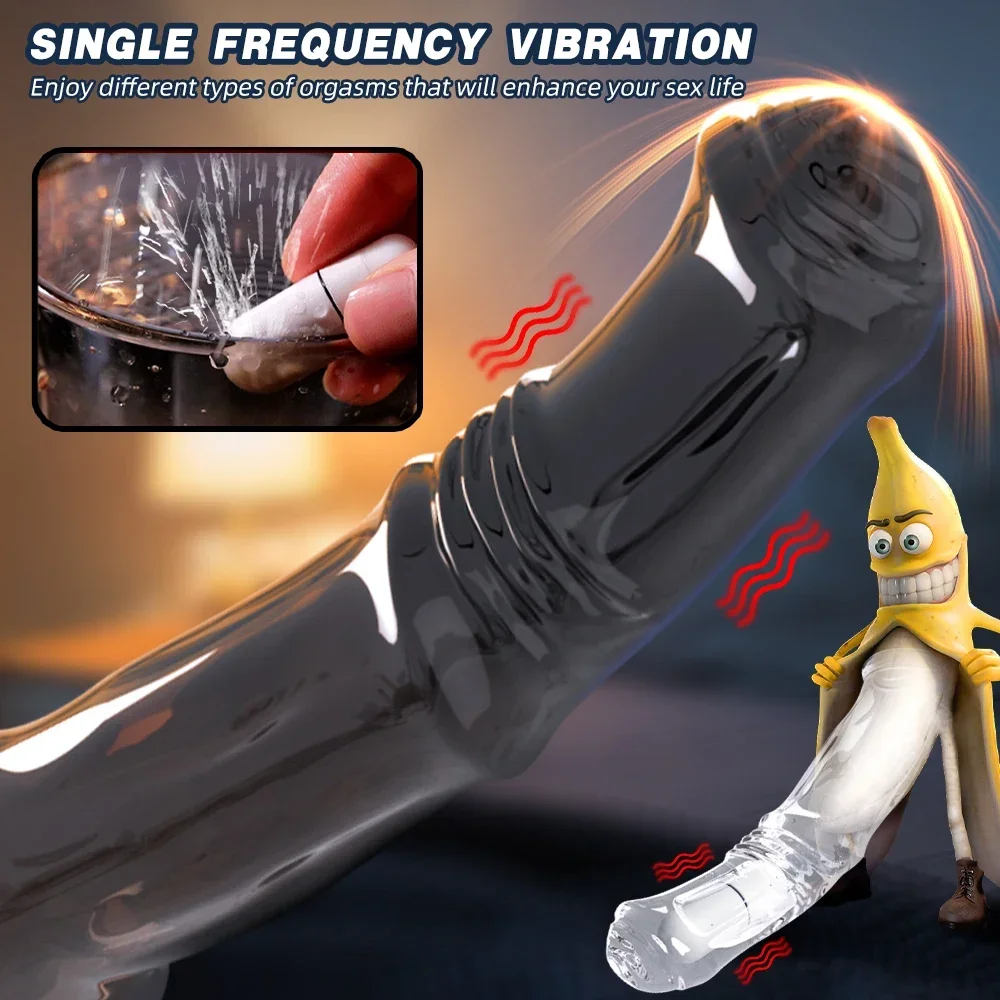 Рукав-удлинитель пениса для взрослых сексуальное кольцо на член многоразовый