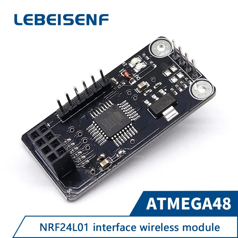 

Плата адаптера ATMEGA48 NRF24L01, плата ATMEGA48, беспроводной защитный модуль SPI-IIC I2C TWI интерфейс