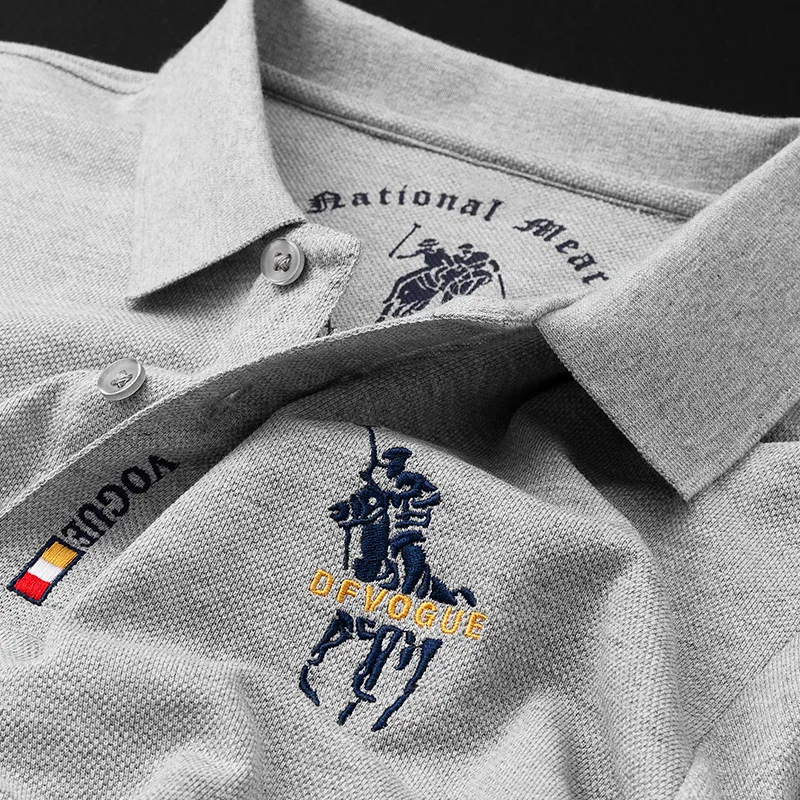 Рисунок 4 - Мужская хлопковая деловая модная футболка с вышивкой