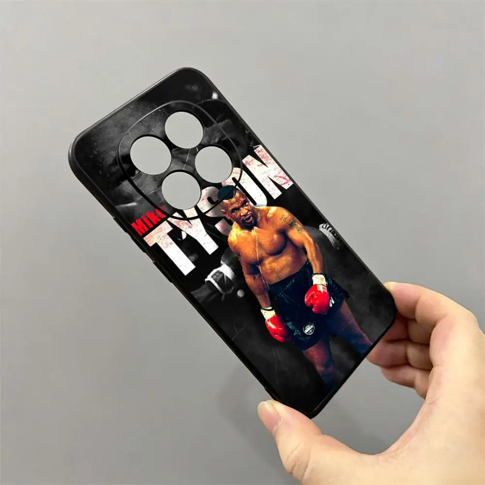 Фото Мягкий черный чехол для телефона Power Fighter Mi-ke Ty-son для Redmi Note15 11 12 13 14Pro Plus S 5G 14C A3 №4
