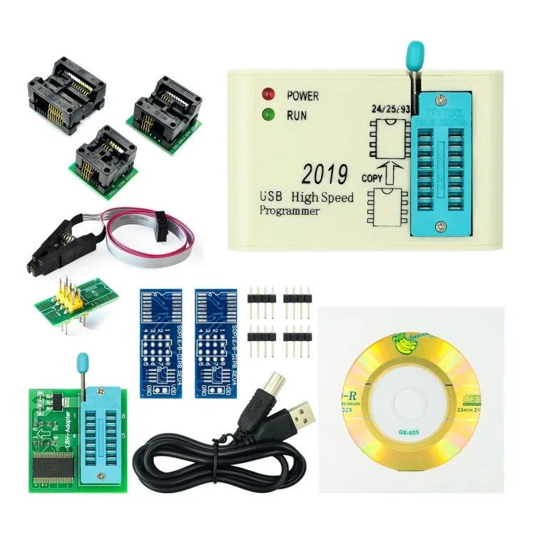 

Factory Price! Newest Version EZP 2019 High-speed USB SPI Programmer Support24 25 93 EEPROM 25 Flash BIOS Chip+5 Socket
