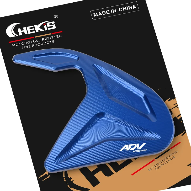 

Chekis подходит для Honda Abs Version Pcx125/160 Adv160 Аксессуары для модификации мотоцикла Воздушный фильтр Защитная декоративная крышка Фильтр Защитная крышка из алюминиевого сплава Крышка для предотвращения столкновений