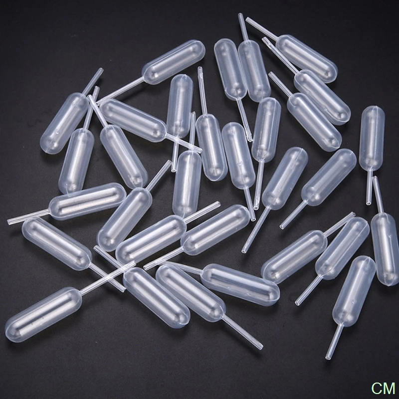 

50 шт., пластиковые пипетки для клубники, 4 мл