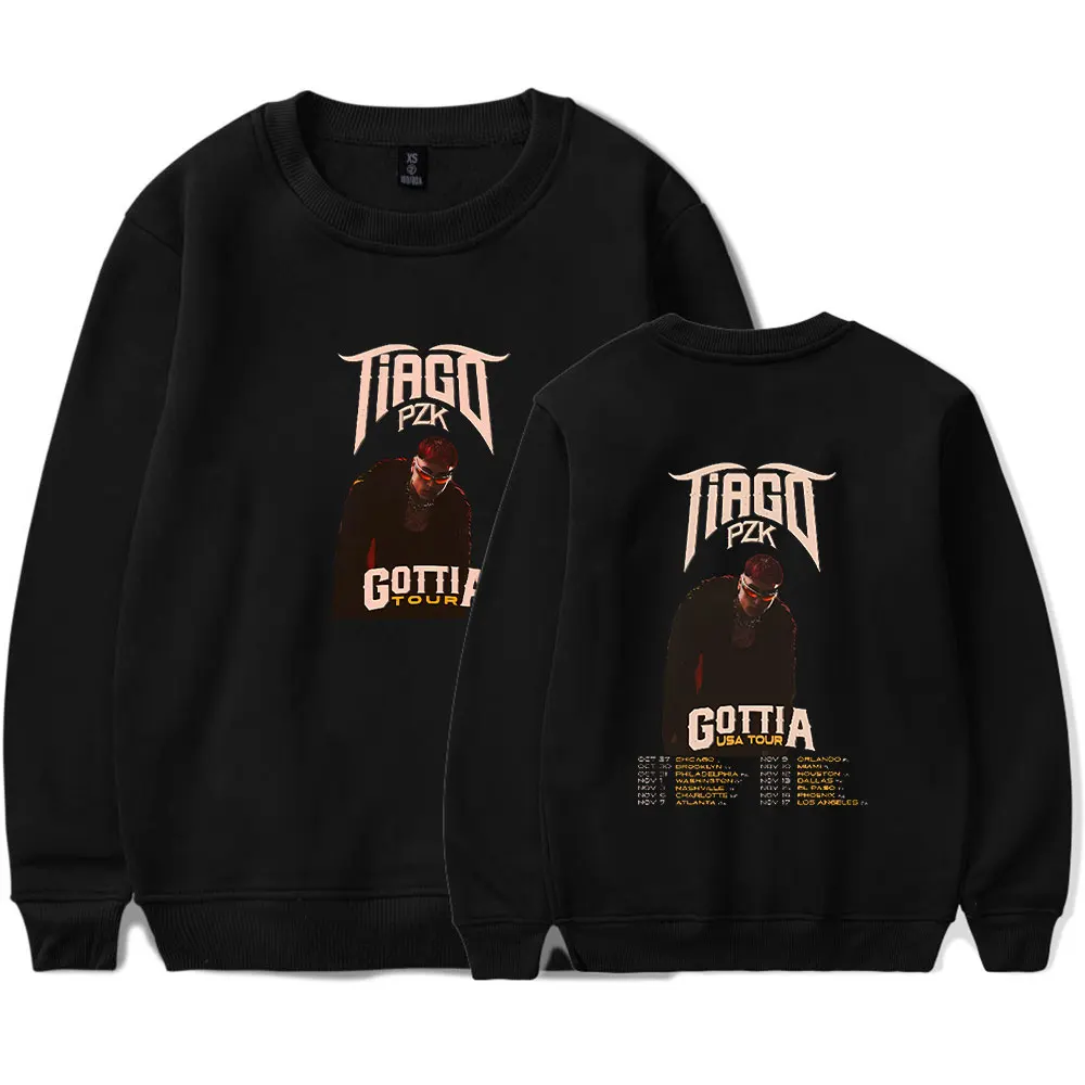 Tiago PZK Толстовка Мужская/Женская Уличная одежда Модный пуловер Хип-хоп Пуловер с