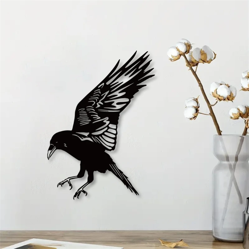 Металлические настенные украшения в виде птиц художественные знаки птиц.