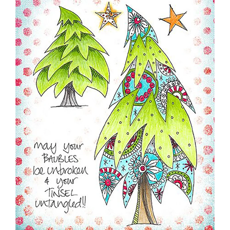 Новинка 2021 яркий штамп с рисунком для творчества поздравительная открытка