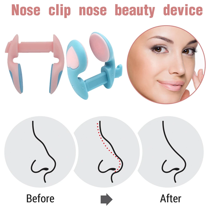 

Magic Nose Shaper Clip Nose Up Lifting Shaping Bridge Straightening Beauty Slimmer Device Soft Silicone No Painful Hurt