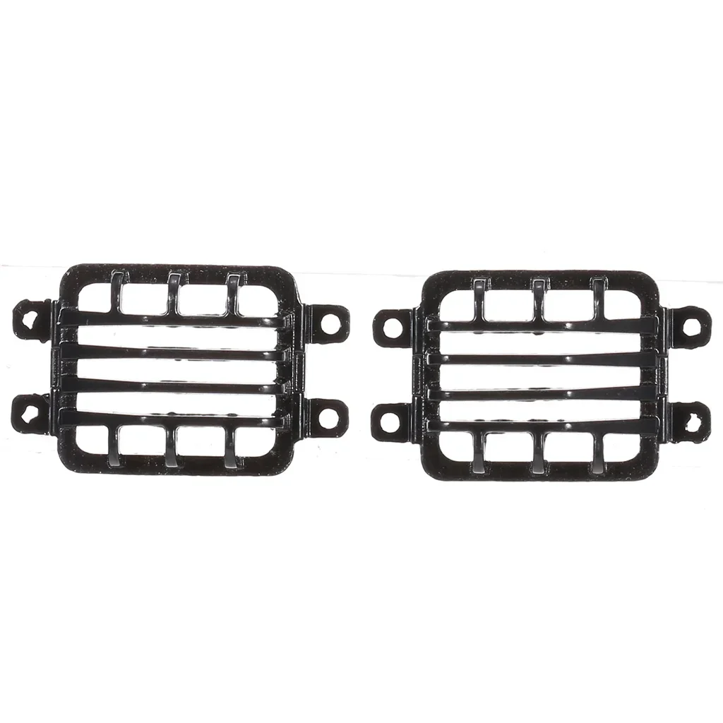 A pair Metal Front Rear Light Cover Protective Shell for 1:10 RC Crawler Trxs TRX4 G500 TRX6 G63 Upgrade Parts