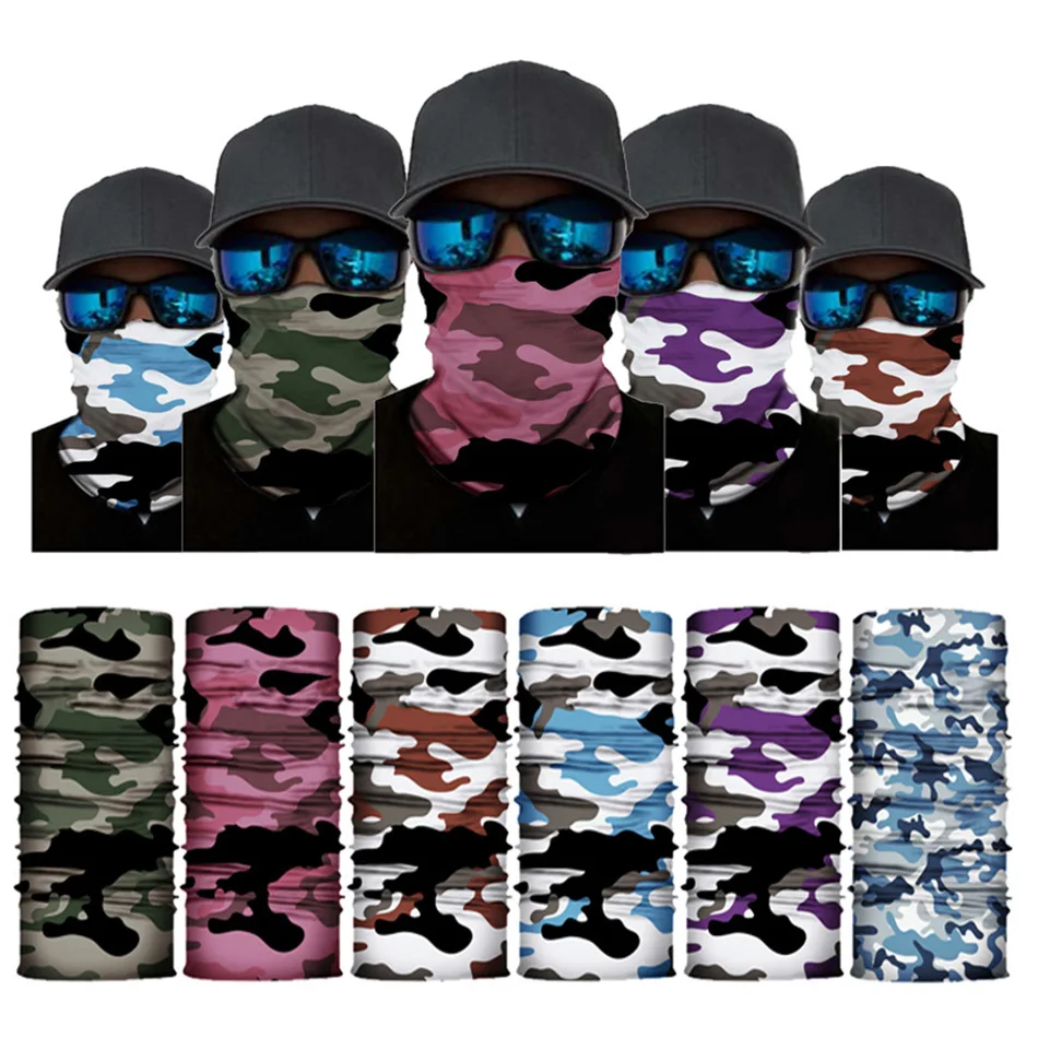 

Balaclava Cycling Man Mask Hunting Scarf Cycling Fishing Camping Bandana Headband Tactical Equipment Headband Woman Scarves