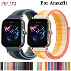 Ремешок для часов 2022 мм для Amazfit GTS22eGTS2 MiniGTR 42 мм47 ммGTR22estratos 23, спортивный нейлоновый ремешок для Amazfit ремешок bip