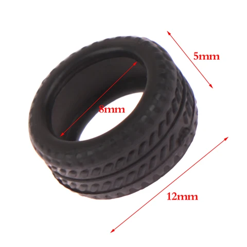 Запасные шины для моделей автомобилей GJCUTE 20 шт. 8*12*5 мм