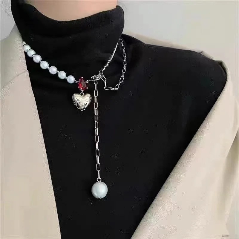 

Новое ожерелье с кулоном из светоотражающего жемчуга