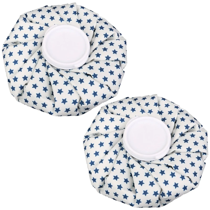 

2X Ice Bag For Pain Relief 9Inch Pentacle, White
