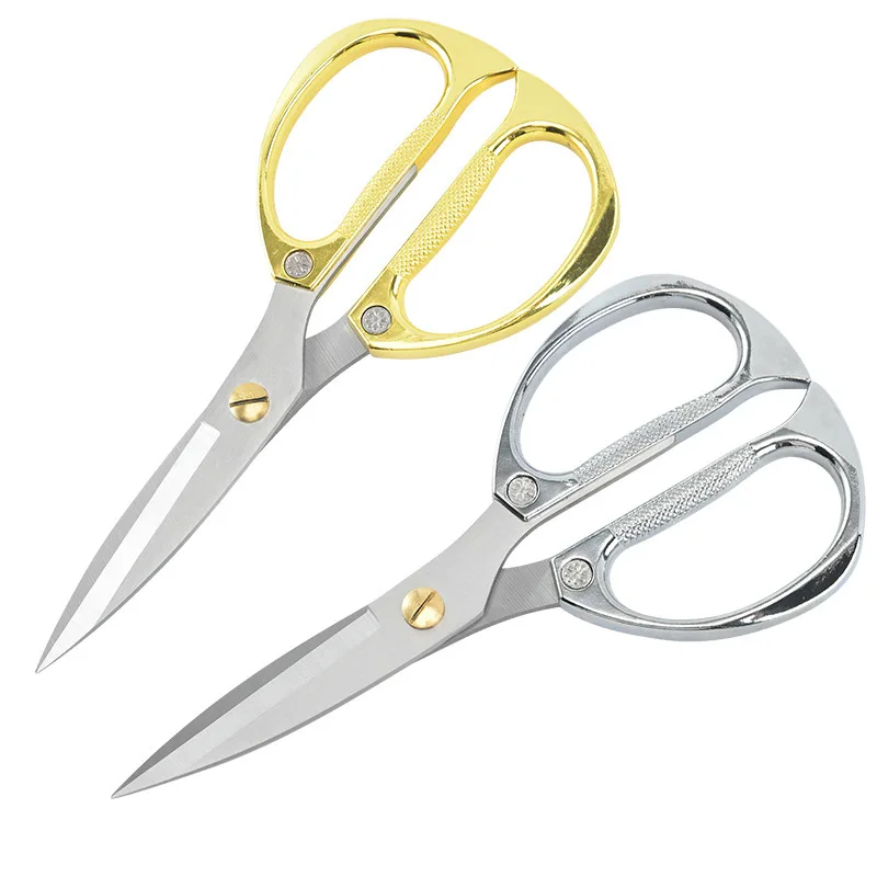 

Swayboo Strong Shearing Stainless Steel Kitchen Scissors Home Wedding Scissors Gilt Alloy Scissors Gold-plated Alloy Shears