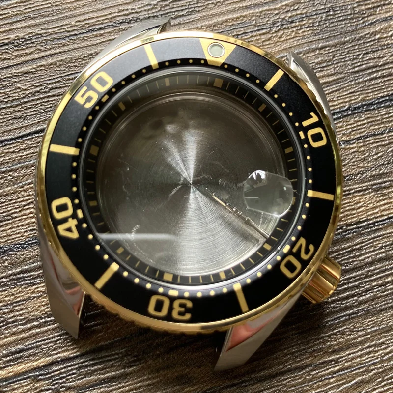 Watch Modify Parts 45MM Stainless Steel Seiko OEM Sumo SPB192J1 Case Sapphire Glass Rotating Bezel Fit NH35/36/4R/6R Movement