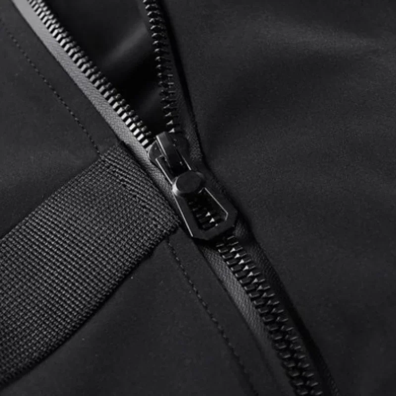 Куртка-бомбер мужская в стиле панк функциональное пальто на молнии рабочая