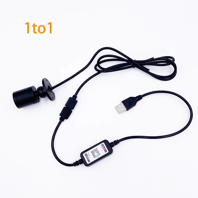 

USB 5V LED Smart Bluetooth APP Control RGB Led Downlight для винного счетчика Комплект дисплея Гаражный витрина Полка Мини-прожектор