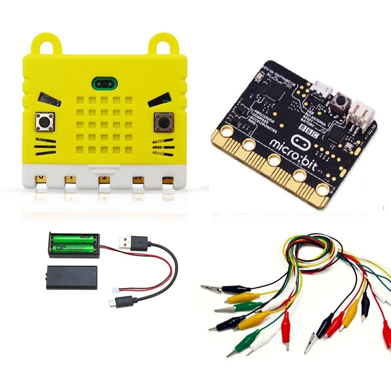 

Micro:Bit GO Starter Kit Built-In Speaker And Microphone Support AI And Machine Learning With Protective Case