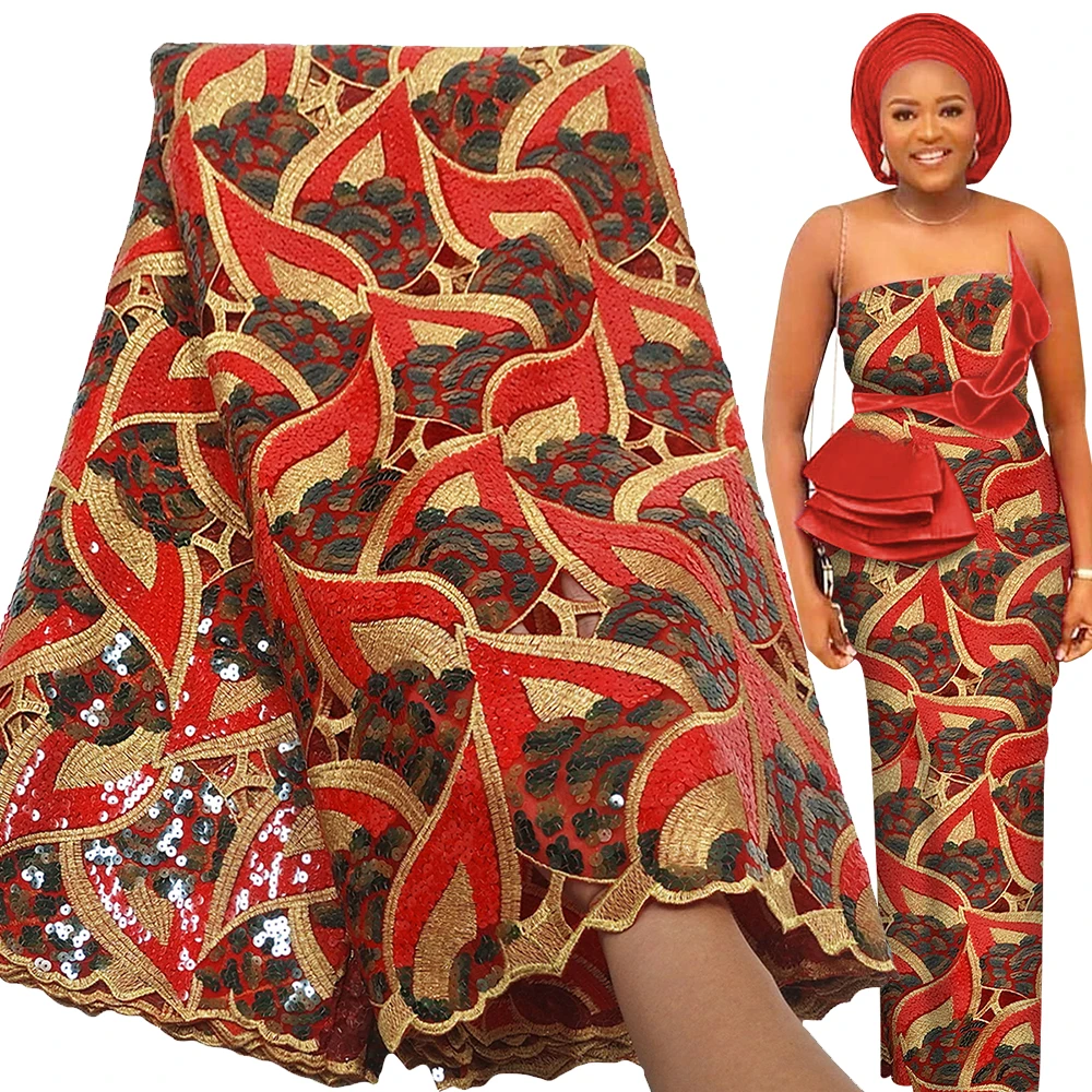 Скидка Bestway модная африканская кружевная ткань ручной работы 5 ярдов 2022 Высококачественная нигеривечерние няя вышивка блестками французская Тюле... Цена Bestway модная африканская кружевная ткань ручной работы 5 ярдов 2022 Высококачественная нигеривечерние няя вышивка блестками французская Тюле...