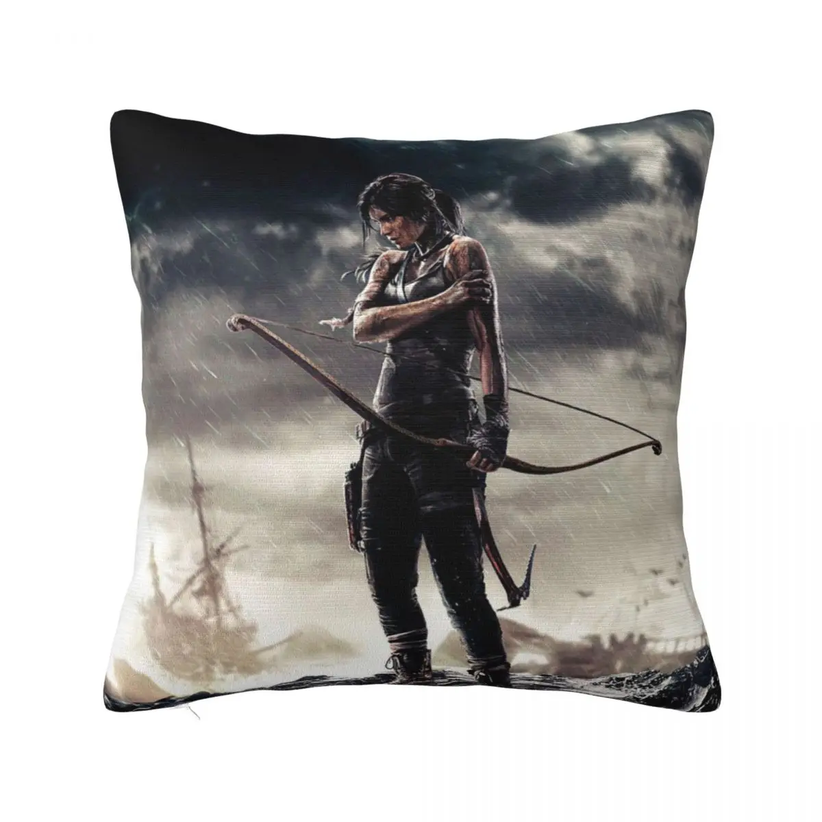 

Tomb Raider Jonah Maiava Pillowcase Soft Polyester Cushion Cover video Game cartoon Throw Pillow Case Cover Dropshipping 40X40cm